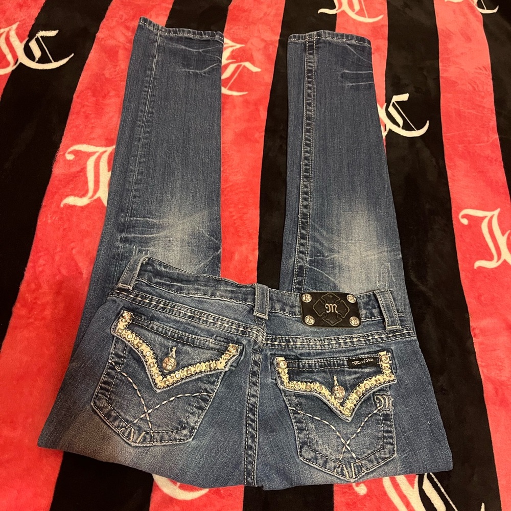 Low rise Miss me jeans